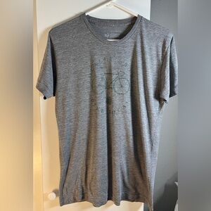 Locally Grown Clothing Co. Bike Local Grey Tee Made in USA, sz M ‼️must bundle‼️